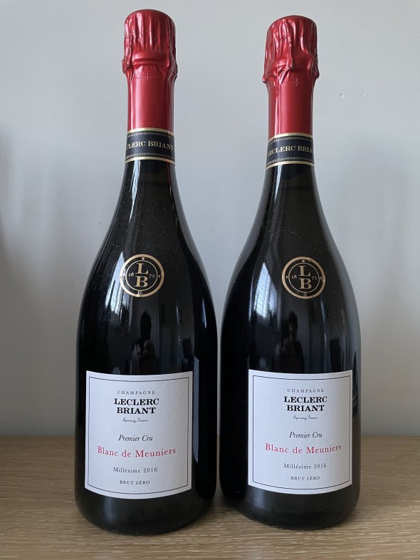 2016 Leclerc-Briant Blanc de Meunier Premier Cru Brut Zero, Champagne, France