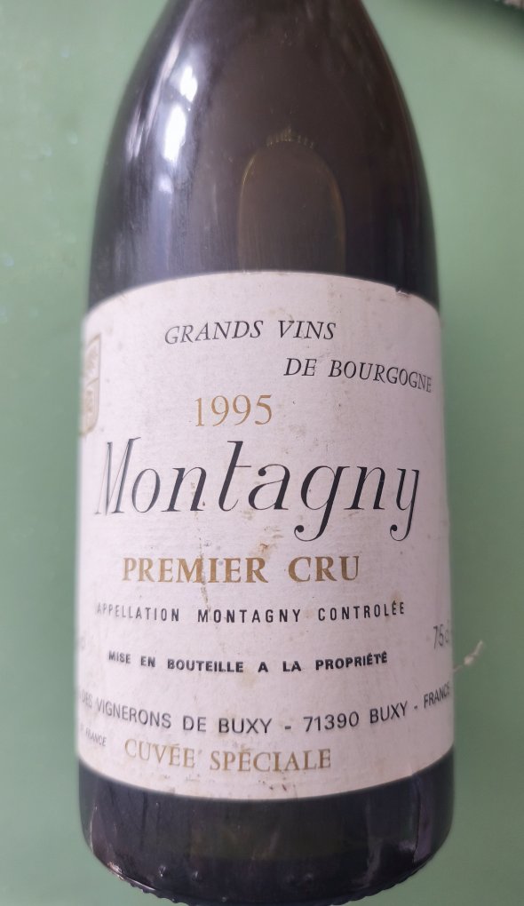 Cave des Vignerons de Buxy Montagny Premier Cru. Cuvee Speciale.