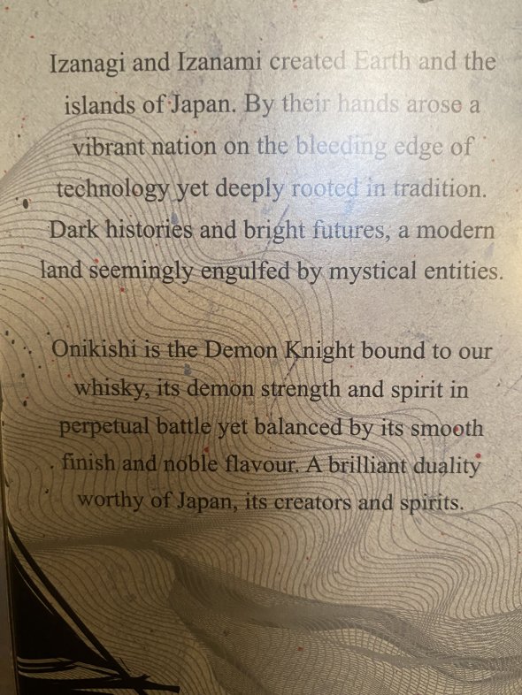Onikishi Japanese Blended Whisky