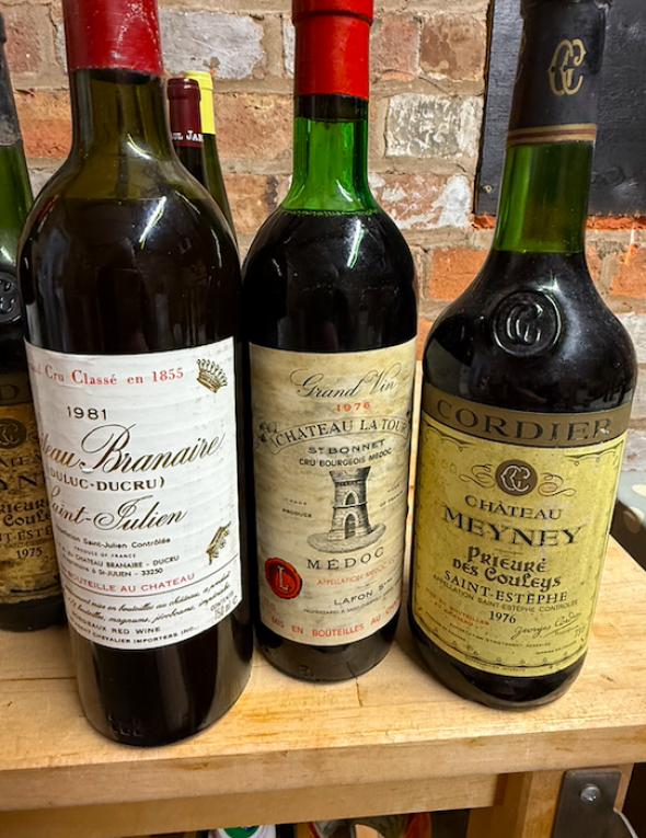 mixed mature bordeaux bin ends