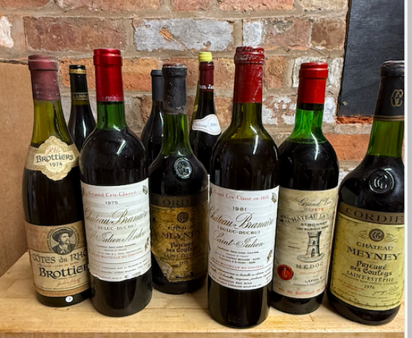 mixed mature bordeaux bin ends