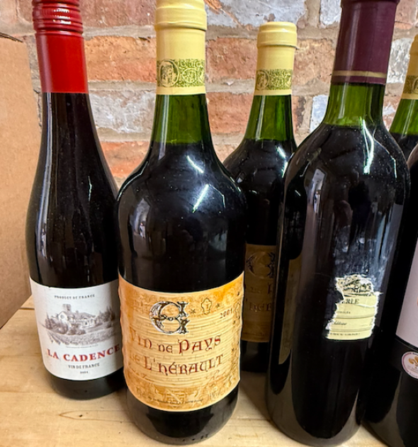 mixed bordeaux bin ends x 9 