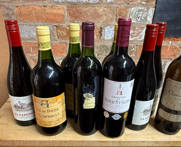 mixed bordeaux bin ends x 9 