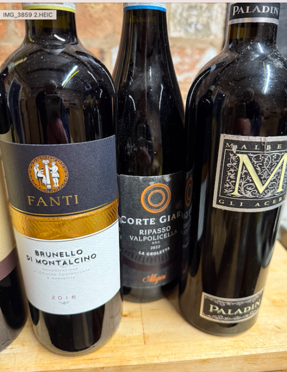 mixed italian bin ends x 6