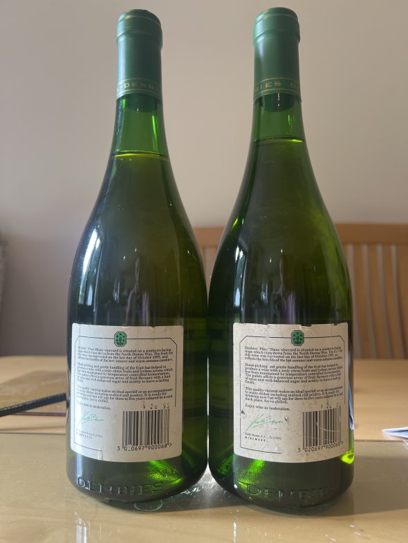 Rare Parcel of Denbies Estate Pinot Blanc 1995 (2 Bottles)