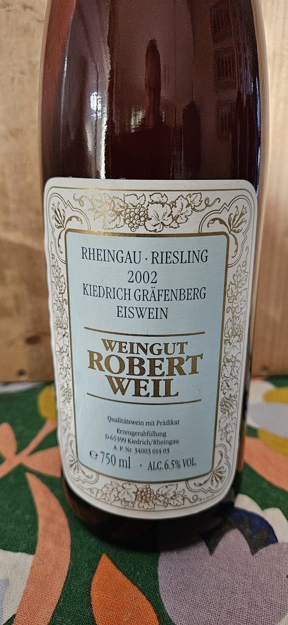 Weingut Robert Weil, Kiedricher Grafenberg Riesling Eiswein, Rheingau