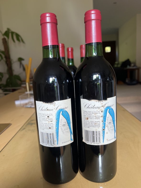 Pair of Ch&acirc;teau Cissac 1982 - Haut-M&eacute;doc Cru Bourgeois - St George&rsquo;s Hill Provenance
