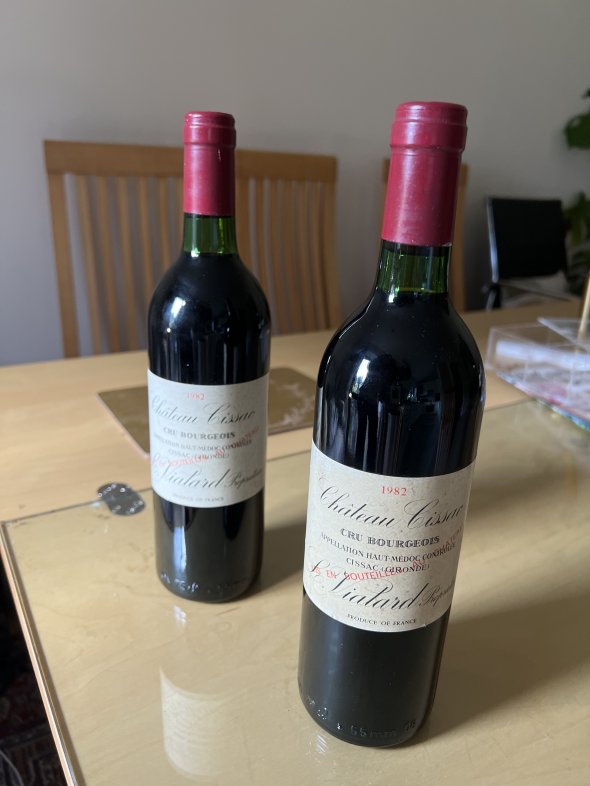 Pair of Ch&acirc;teau Cissac 1982 - Haut-M&eacute;doc Cru Bourgeois - St George&rsquo;s Hill Provenance