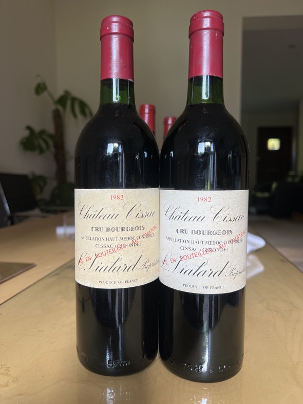 Pair of Ch&acirc;teau Cissac 1982 - Haut-M&eacute;doc Cru Bourgeois - St George&rsquo;s Hill Provenance
