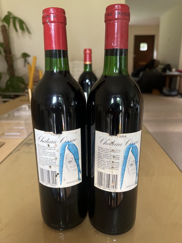 1984 Ch&acirc;teau Cissac, Cru Bourgeois, Haut-M&eacute;doc (2 Bottles)