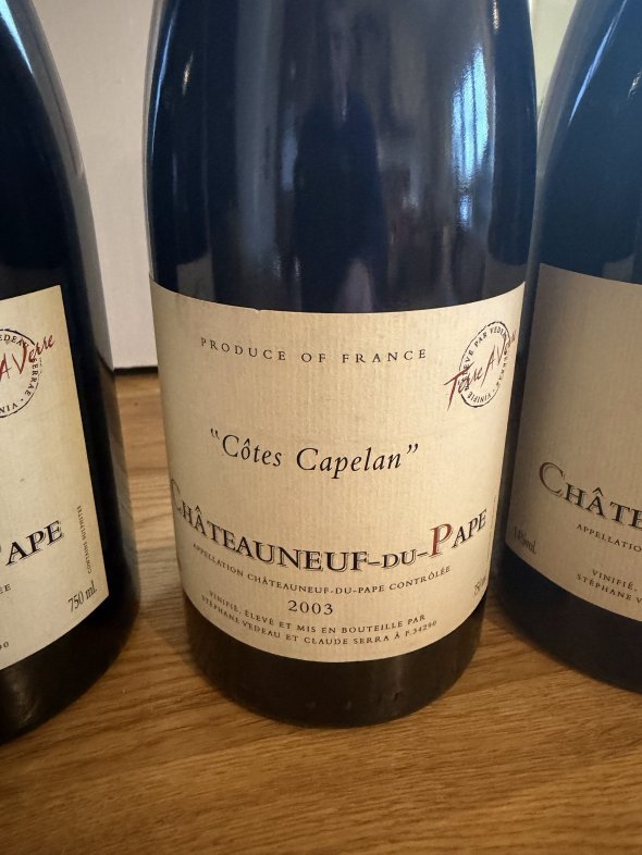 Stephane Vedeau (Ferme Mont), Chateauneuf-du-Pape, Cotes Capelan