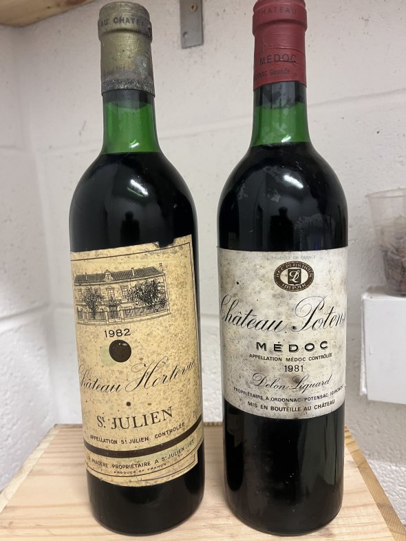 1 X Ch Hortevie 1982 St Julien 1 X Ch Potensac 1981 Medoc
