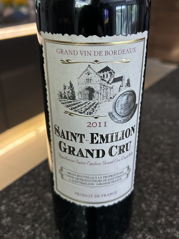 Saint Emilion Grand Cru Red 2011