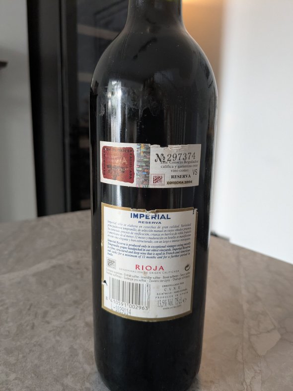 CVNE, Imperial Reserva, Rioja