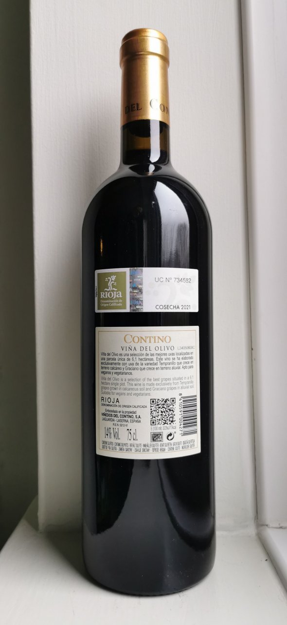 CVNE (Contino), Vina Del Olivio, Rioja