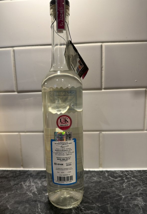 SnAndres Altos Mezcal Artesanal Joven