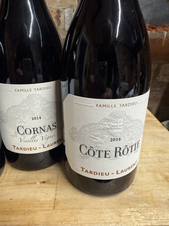 mixed cornas / cote rotie - tardieu laurent. x 5