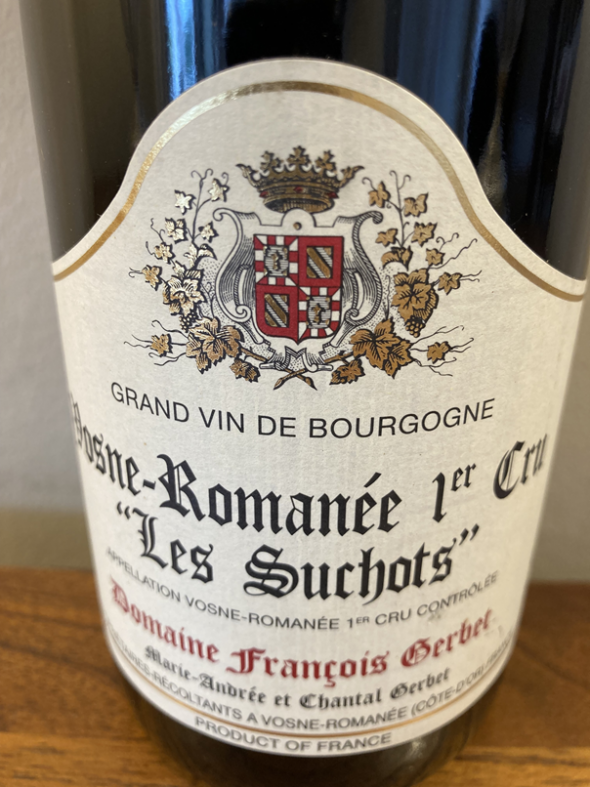 Domaine Francois Gerbet, Vosne-Romanee Premier Cru, Les Suchots