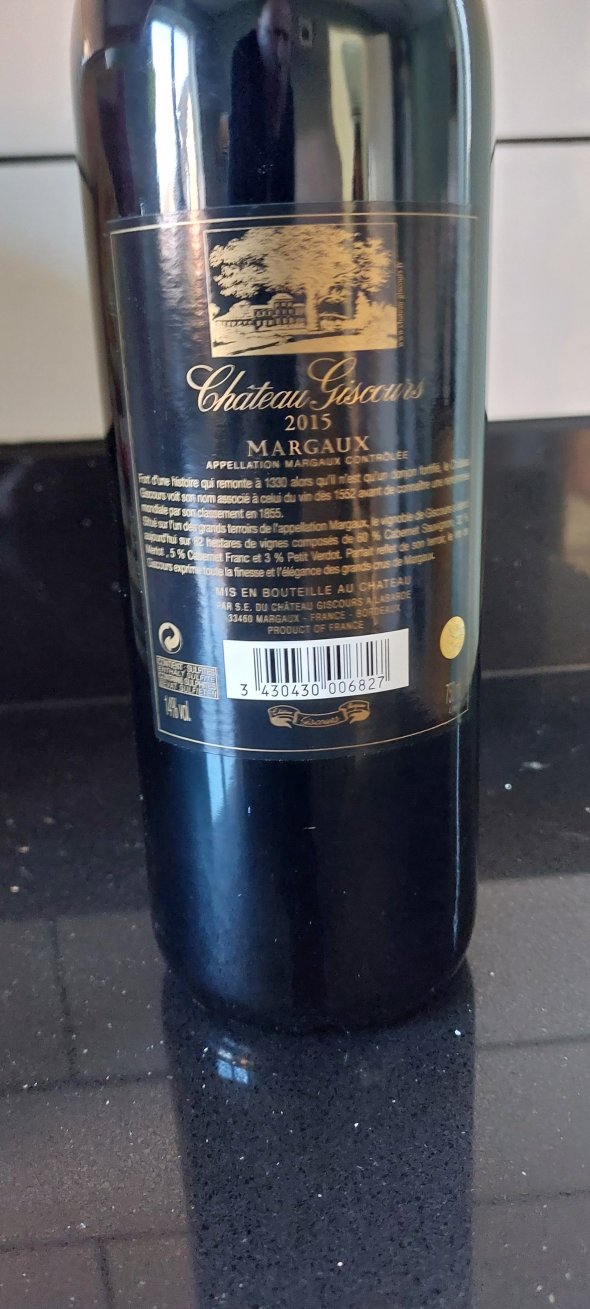 Chateau Giscours 3eme Cru Classe, Margaux