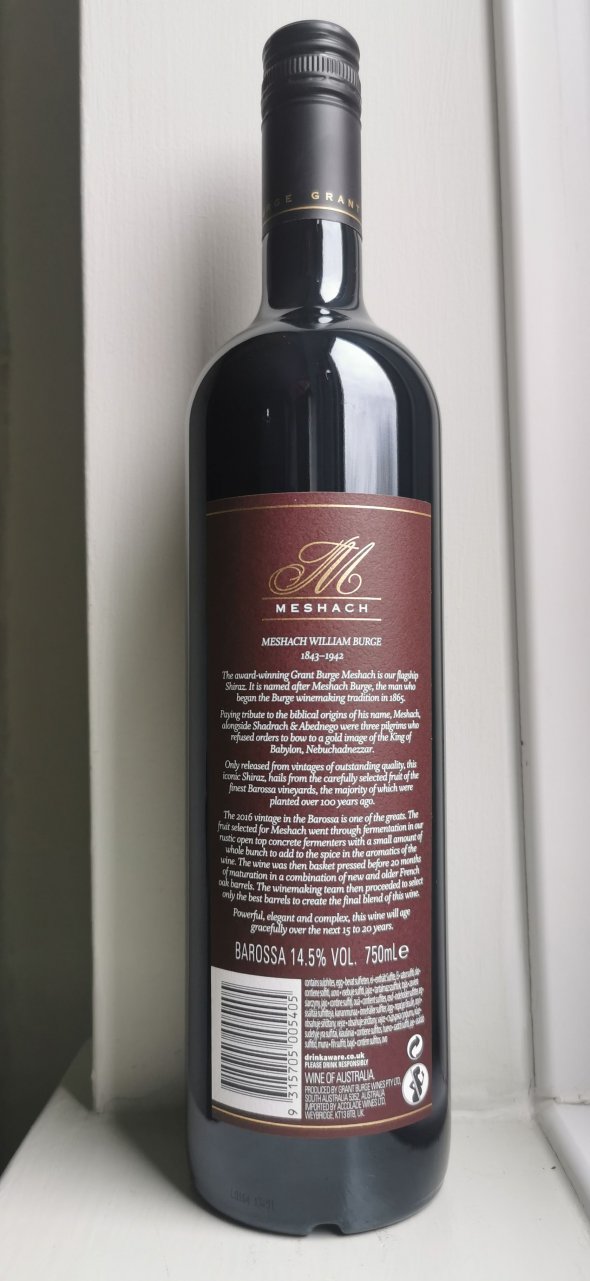 Grant Burge, Meshach, Barossa