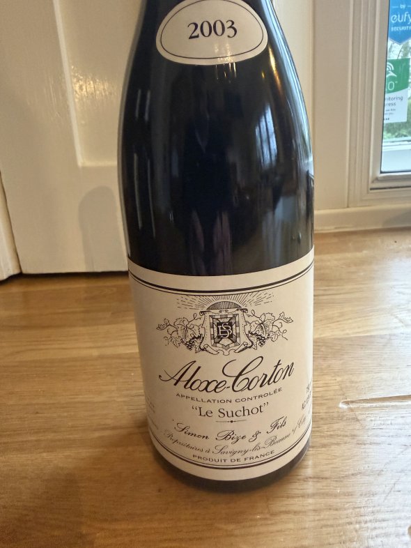 Simon Bize, Aloxe-Corton Premier Cru, Suchot