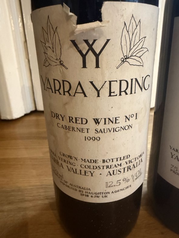 Yarra Yering, Dry Red No 1, Victoria and Dry Red No. 2