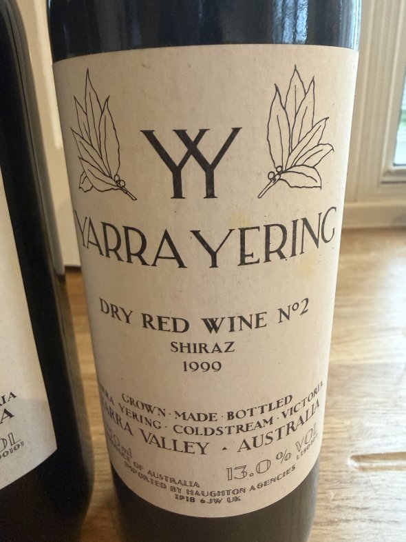 Yarra Yering, Dry Red No 1, Victoria and Dry Red No. 2
