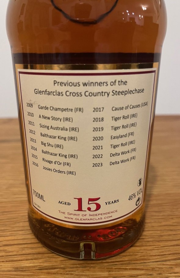 Glenfarclas, 15 Year Old Cheltenham Special Edition