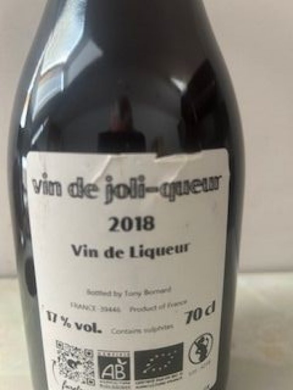 Vin (Jo) Liqueur, Tony Bornard, Pupillin 