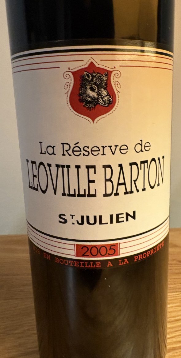 La Reserve de Leoville Barton, Saint-Julien