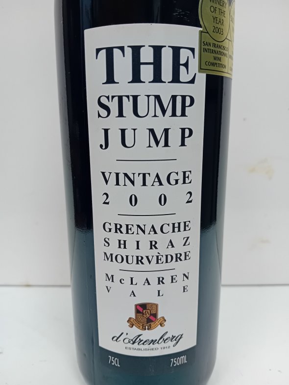 d'Arenberg 2002 The Stump Jump GSM 94pts RP