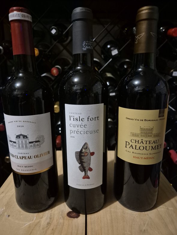 6 x Bordeaux Bonalogue,Paloumey,Palon,Clapeau Olivier 