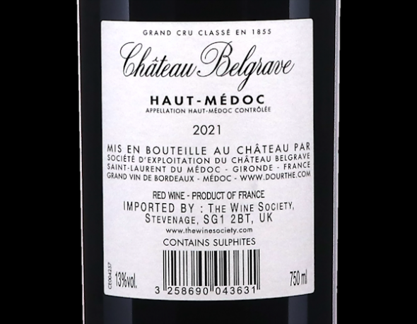 Chateau Belgrave 5eme Cru Classe, Haut-Medoc
