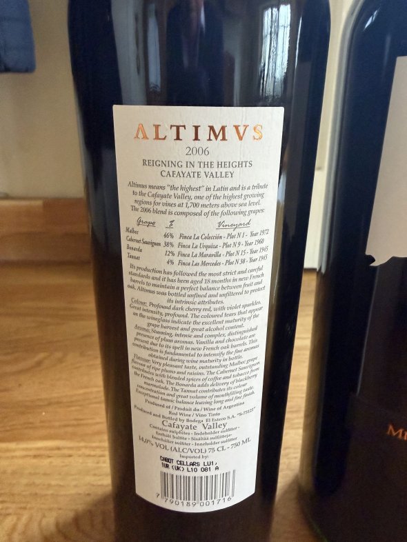 Michel Torino, Altimus, Cafayate