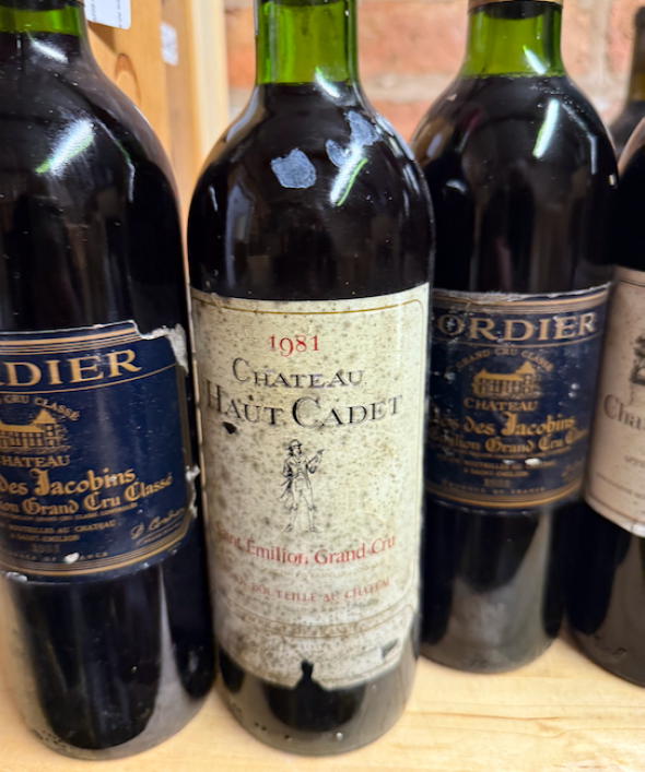 mixed mature bordeaux bin ends