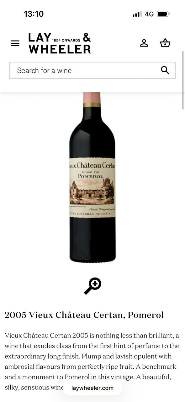 Vieux Chateau Certan, Pomerol