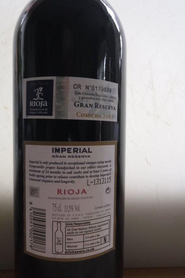 CUNE, Gran Reserva, Rioja, Spain