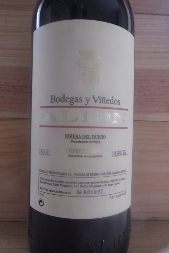 Magnum Vega Sicilia, Alion, Ribera del Duero