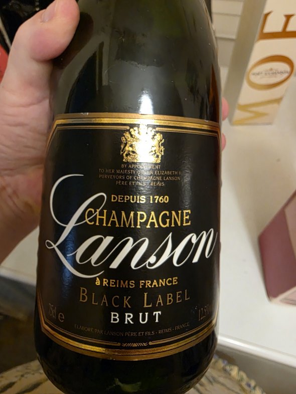 Lanson Champagne Le Black Label Brut 750ml 