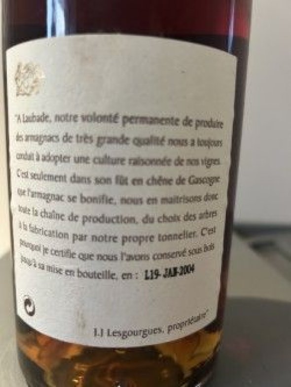 Laubade Bas Armagnac 1964