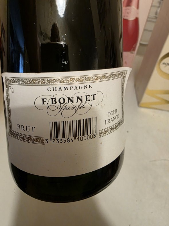 F.Bonnet P&egrave;re et filsBrut Champagne Grand Cru 'Oger'  &agrave; Oger 750ml&nbsp;