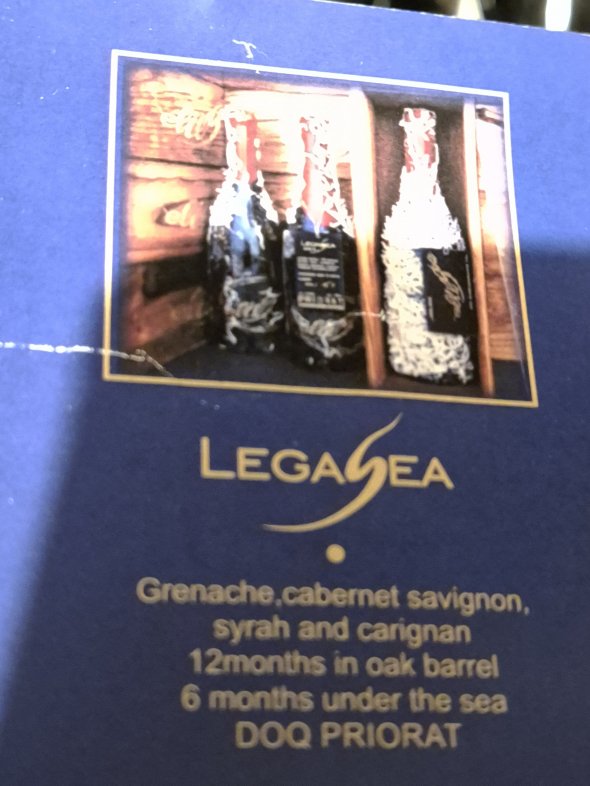 LegaSea Priorat 2018 Limited Edition Marine Enology Group