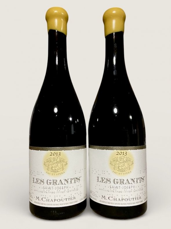 M. Chapoutier, Saint-Joseph, Les Granits Rouge 2013, 2 bottles