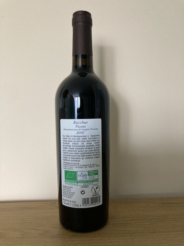 Ciu Ciu, Bacchus, Rosso Piceno