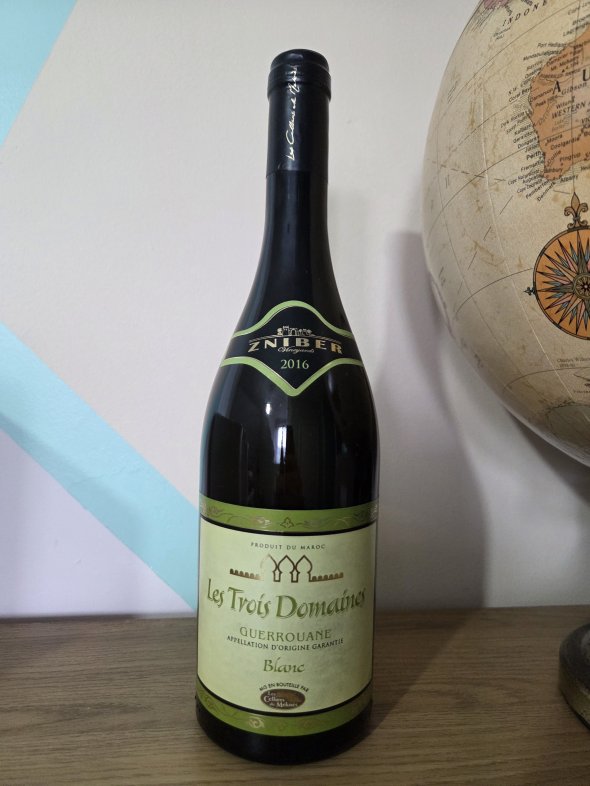 Zniber Les Trois Domaines Guerrouane Blanc