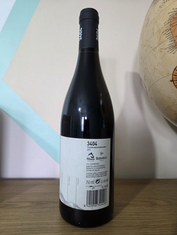 Bodega Pirineos, 3404 Tinto, Somontano