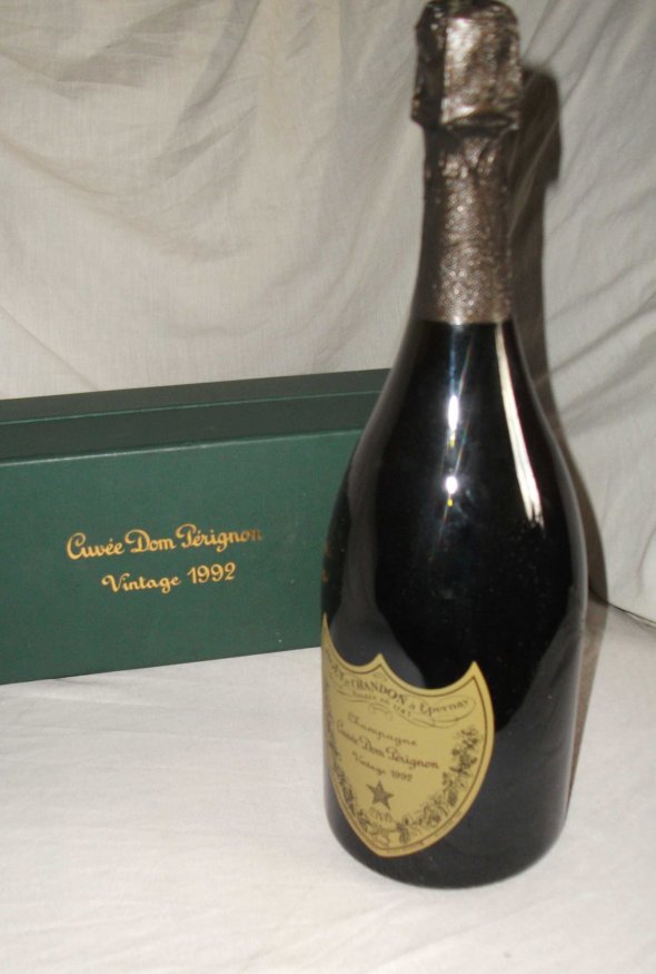 1992 Dom Perignon Champagne.  Including Case. 