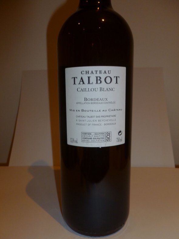 Caillou Blanc, Chateau Talbot