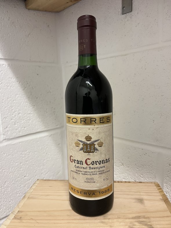 1988 Torres Gran Coronas Cabernet Sauvignon Reserva