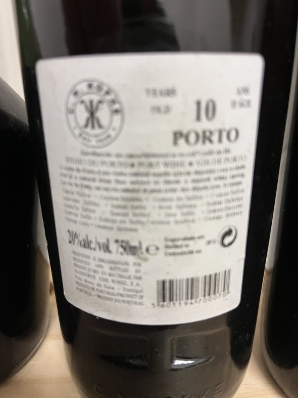 Cellar Clearance 1 X Kopke 10 Year Old Tawny 1 X Van der Hum 1 X Crusted Port Bot 1988